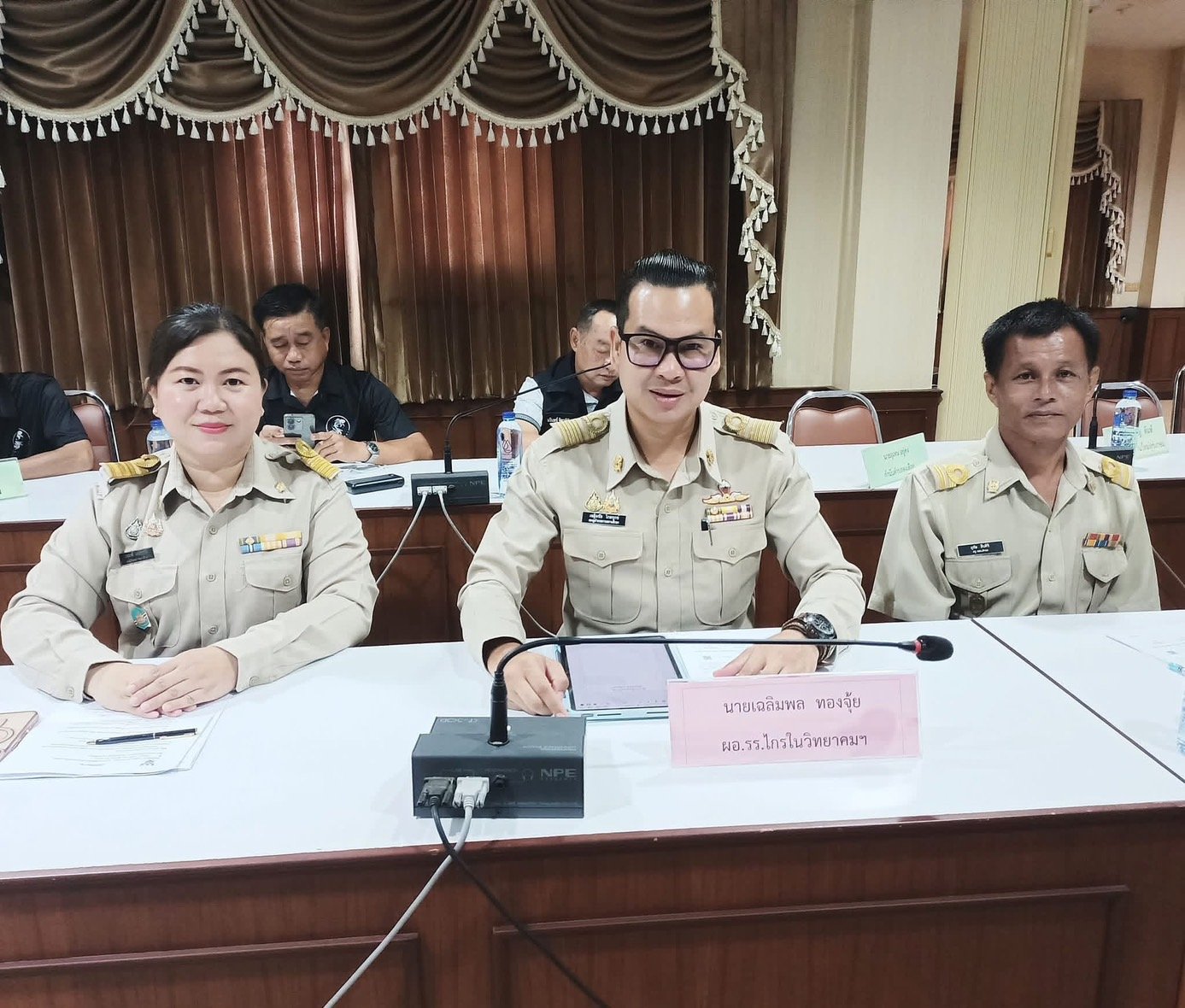 ร่วมประชุมคณะทำงานเฝ้าระวังปัญหายาเสพติดอำเภอกงไกรลาศ